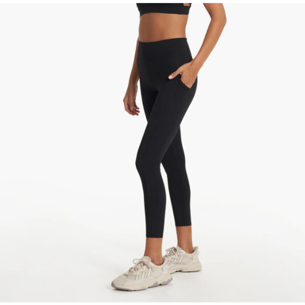 Vuori Women's Black Stride High Waisted 7/8 Legging Size Small